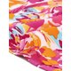 thumbnail image 5 of Blusas de flores de talla grande para mujer Agnes Orinda, con cuello en V, volantes, mangas 3/4, tops peplum estilo babydoll 1X en color naranja, 5 of 8