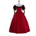 thumbnail image 5 of Women's Rococo Ball Gown Lace Sleeve Historical Victorian Dress Civil War Southern Belle Gown, 5 of 8