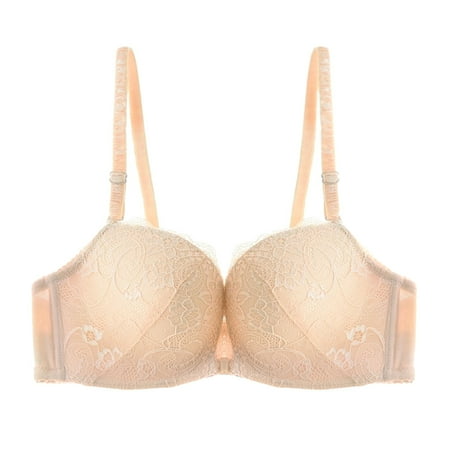 

Front Closure Bras Lace Underwear Bralette Breathable Push Up Brassiere Without Underwire