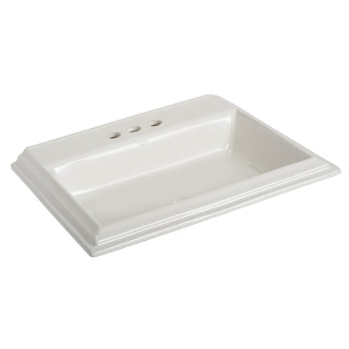 Mansfield 254-1 Brentwood 22-7/16" Vitreous China Drop In Bathroom Sink - White