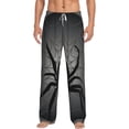 thumbnail image 2 of Lsque Black Spiders Print Men's Pajama Pants, Lounge Pant - Comfortable Home Wear,Elastic Waistband, Stylish Design-Medium, 2 of 9