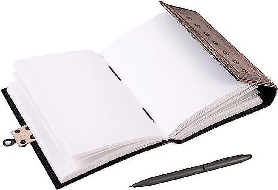 OVERDOSE Colosseum Vintage Leather Journal - Handmade Journal For Students, Office Bound Leather Journal for men & women | Sketchbook | Notebook Diary - 5 x 7 inches | 12 x 17 cm | A6