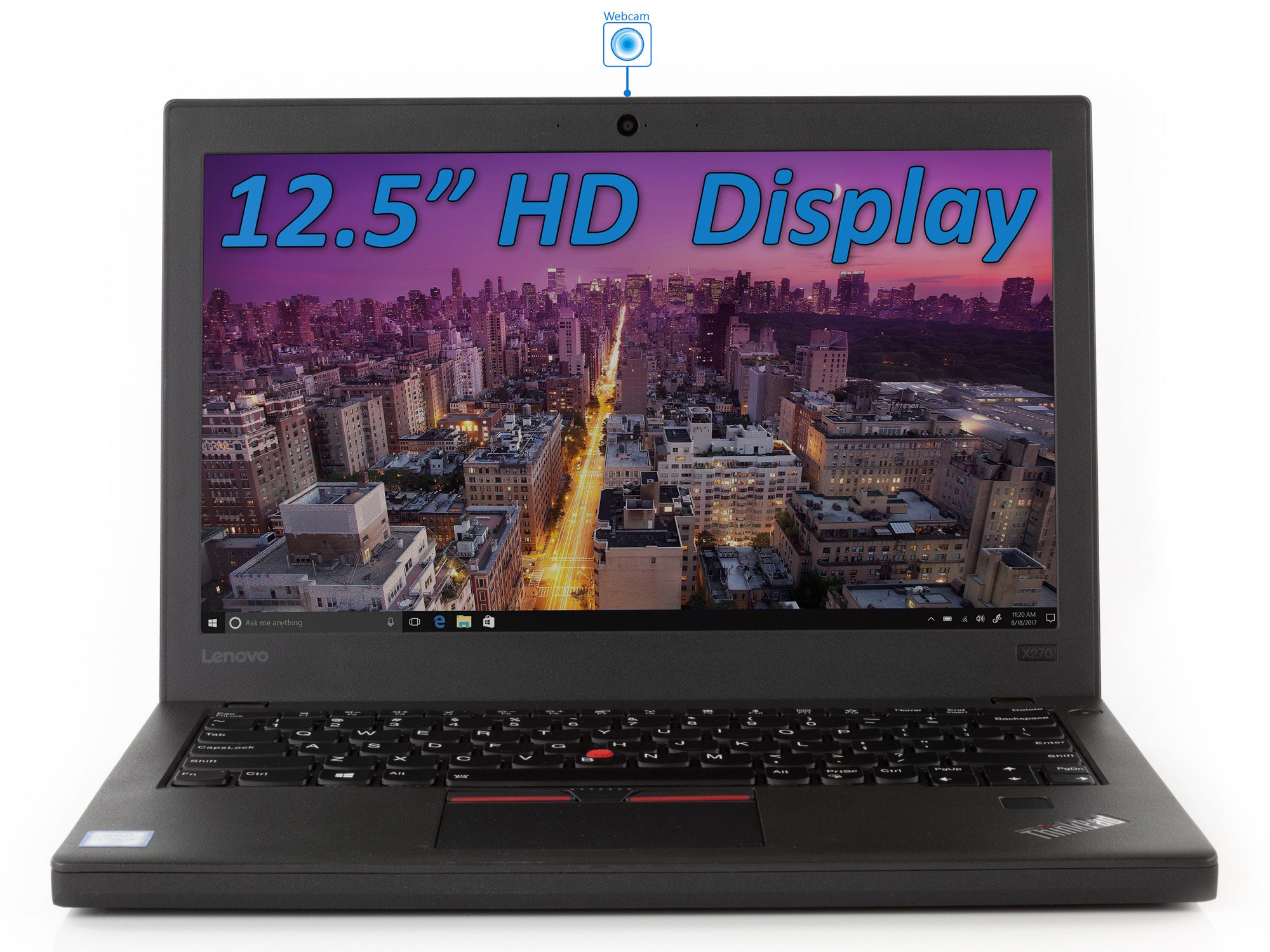 Lenovo ThinkPad X270 Notebook, 12.5