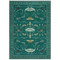 thumbnail image 2 of Geetinfly 9*12FT Area Rugs 1150Gsm 100% Polyester Rug 350Gsm Velvet Weight Pearl Velvet Washed Back Folding Simulation Printed Carpet Xm-Modern-Ecological Paradise Green tone, 2 of 8