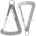 thumbnail image 3 of 1 calibrador de dientes, instrumento de medición de calibrador de dientes de cera de acero inoxidable de 0-10 mm Sailing Electrónica, 3 of 4