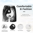 thumbnail image 3 of Kdxio Yin And Yang Print Mens Swim Shorts with Mesh Lining, Breathable and Quick-Drying, Adjustable Waist, Privacy Pocket-Medium, 3 of 6