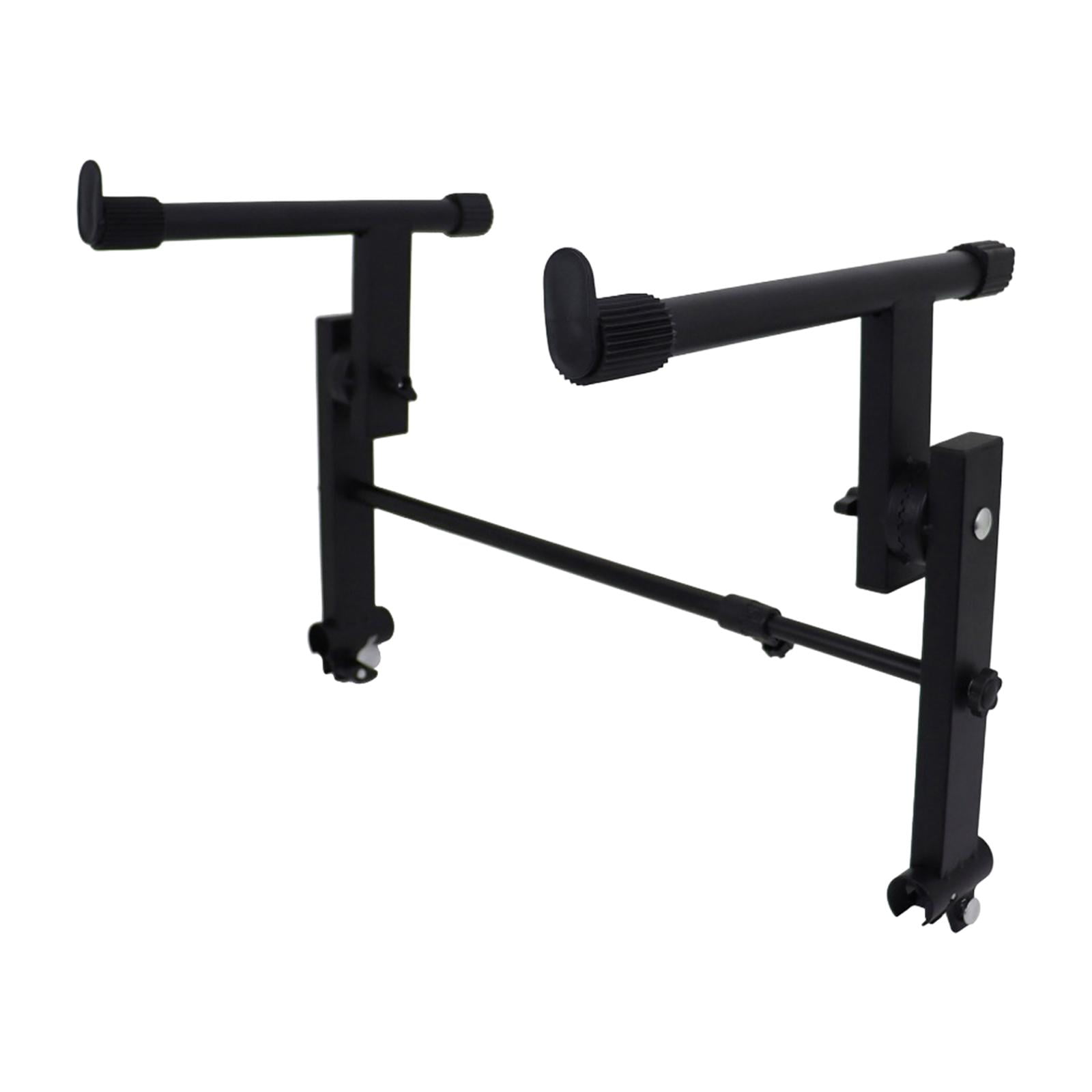 Electronic Piano Stand Keyboard Rack Music Holder Iron Adjustable Width for Home Musicians and Beginners