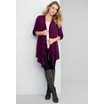thumbnail image 6 of Roaman's Women's Plus Size Lightweight Handkerchief Hem Cardigan Sweater, 6 of 6
