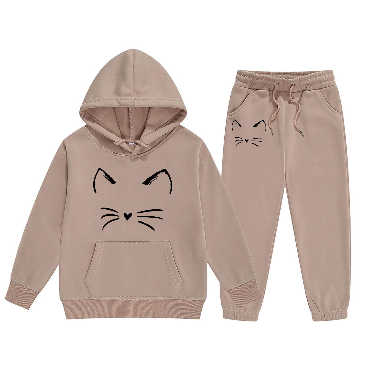 Sweat à Capuche Enfant – Manches Longues, Imprimé Dessin Animé – Doux Et Chaud Pour Jouer