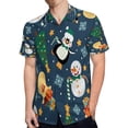thumbnail image 4 of High Quality Hawaiian Shirts for Men Short Sleeve Aloha Beach Shirt Floral Summer Casual Button Down Shirts Blouses EWMEW5, 4 of 7