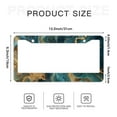thumbnail image 6 of Teal Gold Marble License Plate Frames for Women Men Car Plate Holder Cover Metal Tag Aluminum Car Accessories Front Rear Plate Decor, 6 of 6