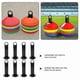 thumbnail image 4 of Portable Soccer Cone Storage Tray with 6 Stands for Training and Practice Markers, 4 of 4