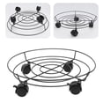 thumbnail image 5 of 1pc Load-bearing Gas Tank Tray Vase Barrel Mover Flower Pot Moving Tray (Black), 5 of 5