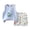 47Light Blue1228, variant on XAOFW Baby Boy Outfits Sleeveless Cartoon Print Tank Tops Shorts Kids Summer Casual Cute Clothing Sets 2-3 Years