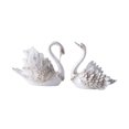 thumbnail image 4 of Mornei 2Pcs Swan Sculpture Statues Swan Shaped Decorative Clearance Wedding Anniversary white, 4 of 9