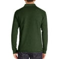 Golf Tees Shirts for Men with Pockets Long Sleeve Button Collared