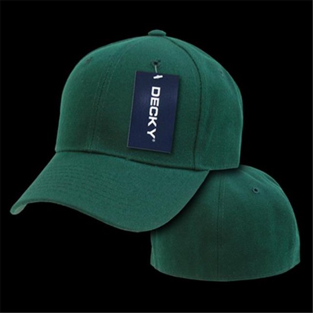 Decky 402-PL-FOR-28 Casquette Ajustée, Forêt, Taille - 7.62