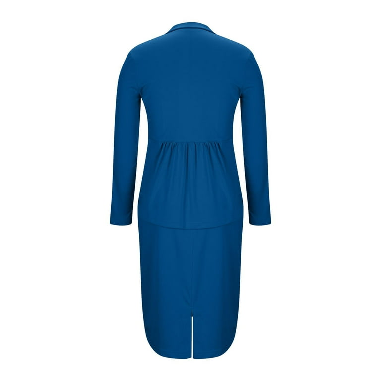 Fall Winter Savings Clearance 2024! abtuhar Women's Formal Dresses,Womens  Dresses,Women's Bodycon Pencil Dress Church Teacher Office Modest Business  Wear to Work Sheath Suiting Dresses Blue S - Walmart.com