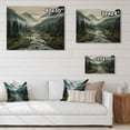 thumbnail image 4 of Designart "Veiled Peaks Maple Hush " Landscapes Print on Natural Pine Wood, 4 of 5
