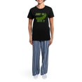 thumbnail image 4 of CafePress - Just Dill With It Women's Dark Pajamas - Women's Short Sleeve Print T-Shirt and Pants Dark Cotton Pajama Set, 4 of 7