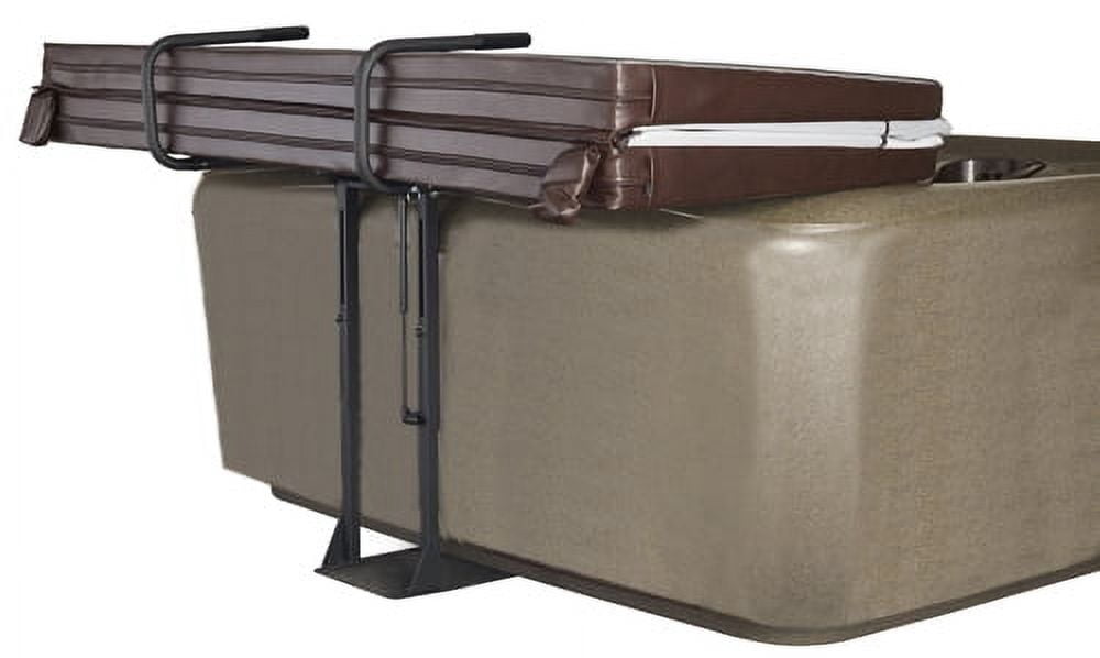 Lifesmart LS300 Plus Bundle, 2-3 Person 17-jet Spa in Arctic White/Espresso with a cover lifter and spa steps included!