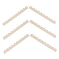 thumbnail image 5 of OUNONA 6-Piece Beige Scalloped Wood Trim Moulding for Walls and Cabinets, Unfinished Edge Decorative Craft Supplies, 5 of 8