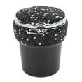 thumbnail image 2 of Auto  Holder, LED Light Indicator Bling Bling Car Ashtray Multifunctional -Studded  For Vehicle Black,White,Red, 2 of 8