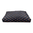 thumbnail image 4 of Fleur De Lis Pet House, Floral Pattern with Pointed Buds and Curved Leaves Western Motifs, Outdoor & Indoor Portable Dog Kennel with Pillow and Cover, 5 Sizes, Indigo Orange, by Ambesonne, 4 of 5