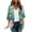 Green, variant on BangWanChi Womens Cropped Cardigans Lightweight Women's Vintage Printed Coat Printed Casual Cardigan