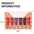 thumbnail image 4 of Hydrating Mirror Shine Lip Oil - 6 Lip Oils, 6Pc Lip GLōss Pack – Lip Oils With Mintl Oils Flavored Lip GLōss Tubes Hydrating Lip Glow Oil Tinted Lip Oil Lip Moisturizer，17Ml, East Makeup Organizers, 4 of 9