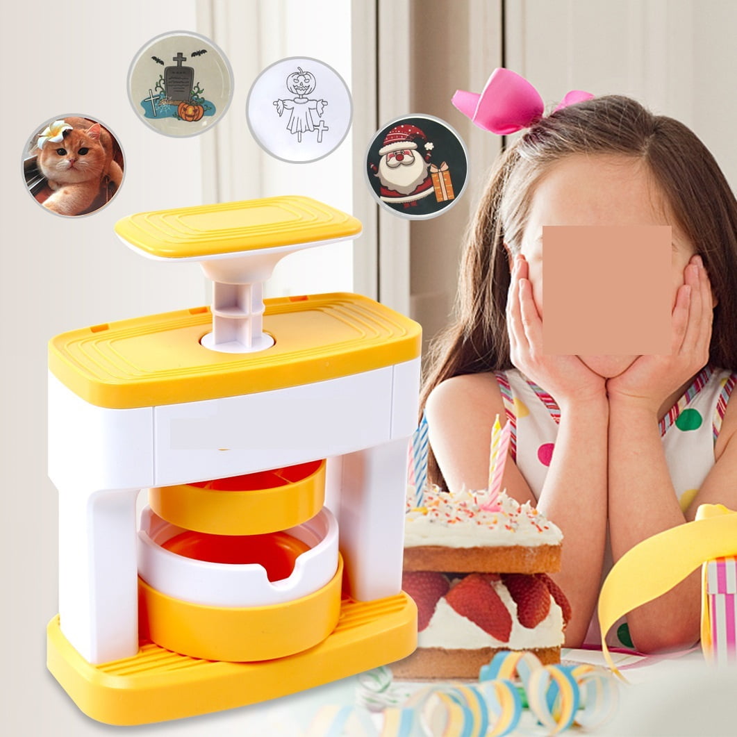 Creative Children Badge Button Maker Machine DIY Pin Brooches Press Making Tool with 55mm 48pcs Button Parts & Circle Cutter ,Efficient and Precise