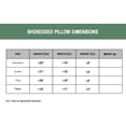 thumbnail image 6 of ORGANIC TEXTILES Organic Shredded Latex Bed Pillow with Bamboo Removable Cover - For Sleeping, Head Support, Side Back Stomach Sleeper, Soft and Breathable - (King Size), 6 of 11