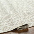 thumbnail image 5 of Hauteloom Albus Wool Living Room, Bedroom Area Rug - Bordered - Boho, Bohemian Carpet - Modern Farmhouse - Brown, Gray, Beige, Cream - 6' x 9', 5 of 8