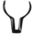 thumbnail image 2 of Steering Wheel Trim V Shape Steering Wheel Cover Steering Wheel Decoration Car Interior Decor Trim Carbon Fiber Car Interior Accessory M Sport Steering Wheel Trim Cover Fits For, 2 of 8