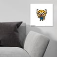thumbnail image 4 of Gallery Pops Sanrio Aggretsuko - Rage Retsuko Wall Art, Unframed Version, 12" x 12", 4 of 5