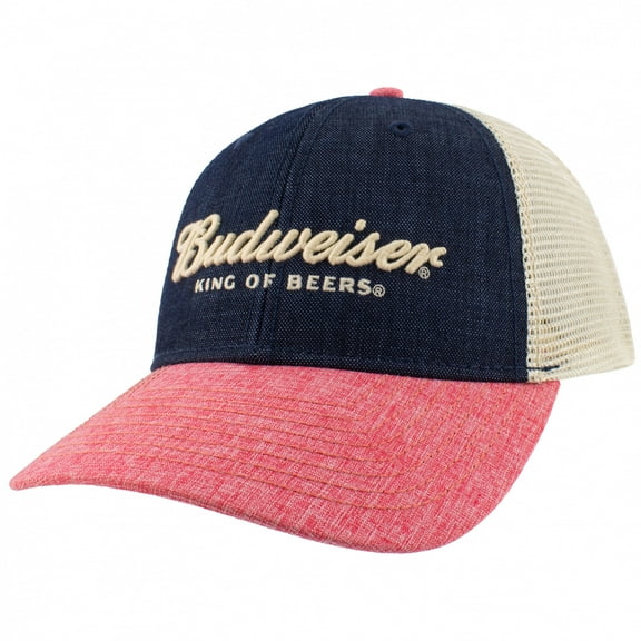 Budweiser Classic Logo and Colors Adjustable Snapback