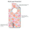 thumbnail image 4 of DistinctInk Custom SKIN / DECAL compatible with OtterBox Commuter for iPhone XR (6.1" Screen) - Preppy Pattern - Blue Pink Yellow Flowers Floral, 4 of 5