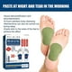 thumbnail image 5 of 12 Pcs Cold Dispelling Foot Patch Swelling Reduce Body Relex Sticker for Foot's Caring, 5 of 5