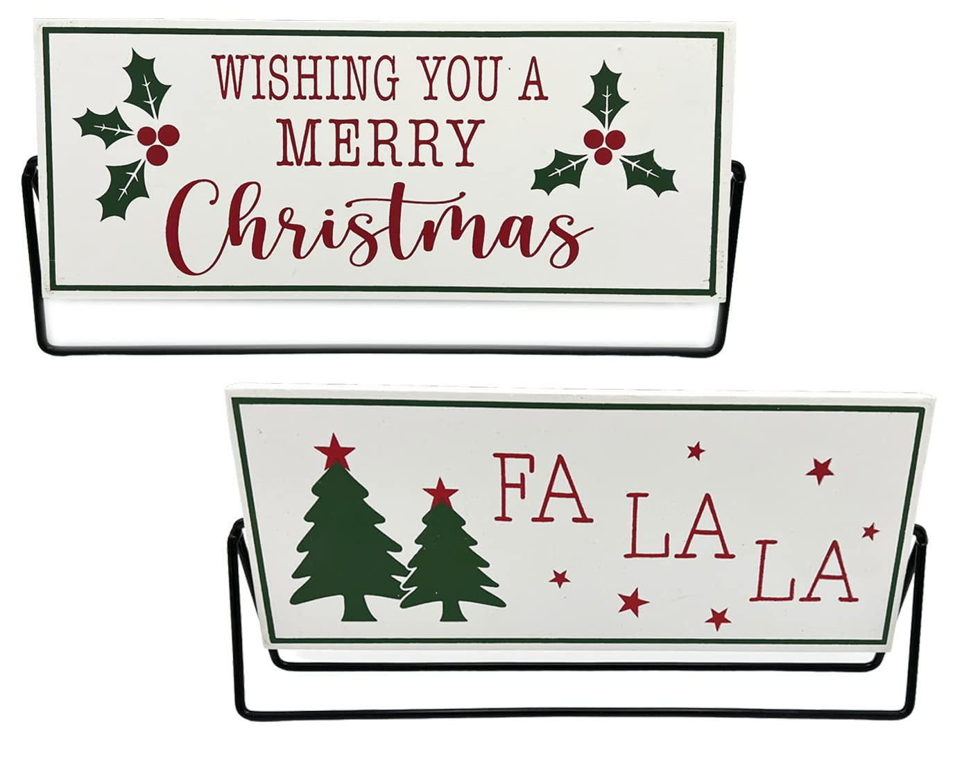 Christmas Tabletop Sign Decoration Wood Christmas Decor Farmhouse