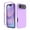 Purple, variant on Decase for iPhone Air Case,Hybrid PC+TPU Protective Case,Shock-Absorbent Slim 2 in 1 Hard Glossy Cover,Heavy Duty Rugged Case,Black