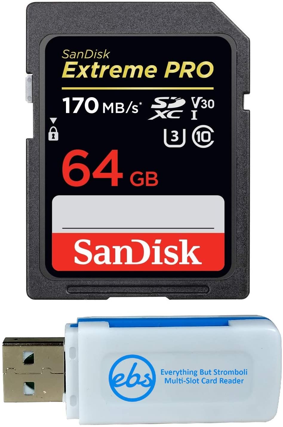 SanDisk Extreme Pro 64GB SD Card for Camera Works with Nikon Z7 II (Z