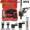 thumbnail image 1 of High Quality Tool Automotive O2 Oxygen Sensor Socket, Solid Cast Steel Construction Offset Crowfoot Socket Wrench for Easy Access to Sensors, Thread Chaser Tool Set for Assembling, 1 of 5