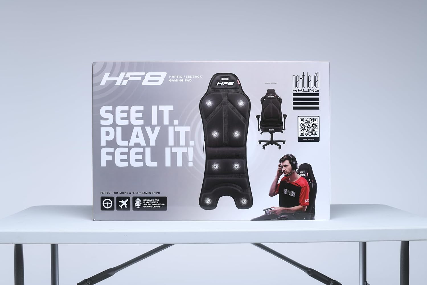 その他 Next Level Racing HF8 HAPTIC GAMING PAD HF8 Haptic Gaming Pad l Next Level Racing Haptic Gaming Pad