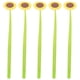 thumbnail image 3 of Floral Sunflower Pens For School And Home Office Supplies Light Green Marking And Writing 5Pcs, 3 of 5