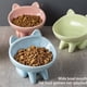 thumbnail image 3 of sweethay Alimentador de mascotas, tazón de comida a la moda, protección para el cuello, aumento de agua potable, contenedor de alimentación, cuencos Suministros para gatos Azul claro sweethay PT004543-03, 3 of 6