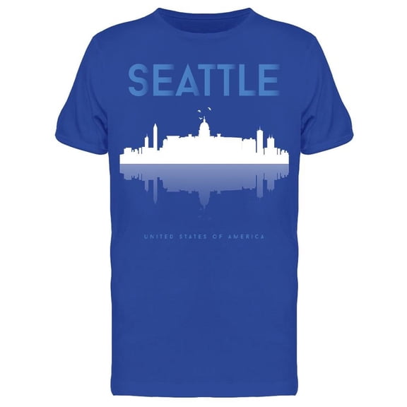 Seattle, Washington. Skyline Tee Men's -Image by Shutterstock
