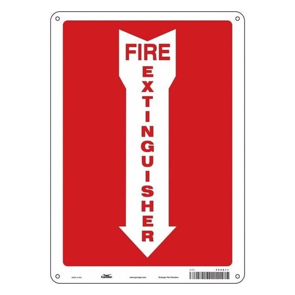 Manufacturer Varies Safety Sign,10" W,14" H,0.060" Thickness 469X11