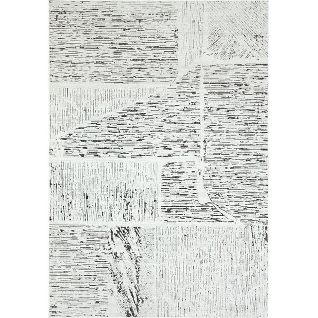 Dynamic Rugs LT698145190 5 ft. 3 in. x 7 ft. 7 in. Lotus 8145 Area Rug, 190 Ivory & Grey