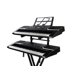 thumbnail image 3 of Soporte para teclado de piano - Soporte para música resistente ajustable y portátil estilo Z para niños y adultos - Pianos eléctricos - Soporte para teclado musical resistente (bl, 3 of 5