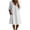 A-White, variant on MaFYtyTPR Women's V-Neck Linen Shirt Dress Solid Colr Long Sleeve Loose Fit Casual Mini Dresses with Pockets for Daily Wear A-Beige L